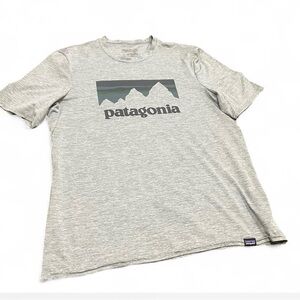 Patagonia Light Gray Men's Short Sleeve Tee